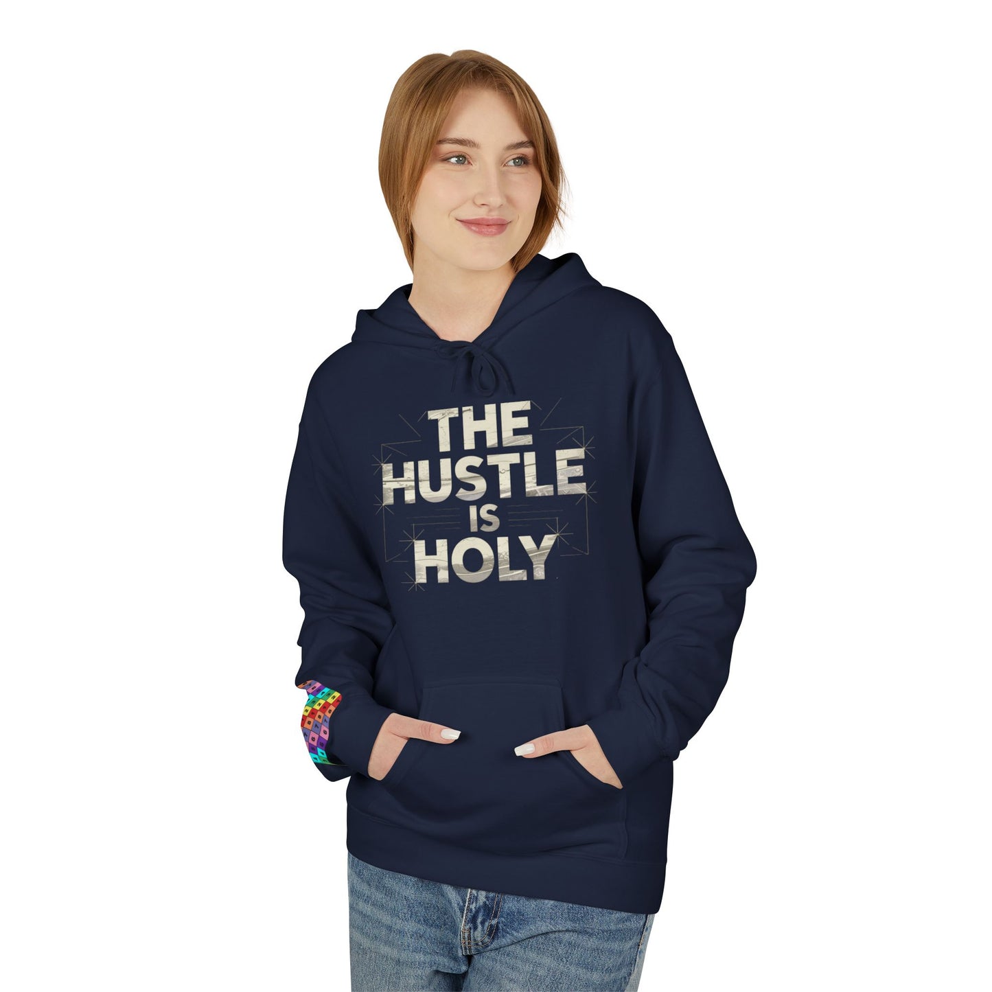 The Hustle is Holy™ Fleece Hoodie | Unisex Comfortable Sweatshirt