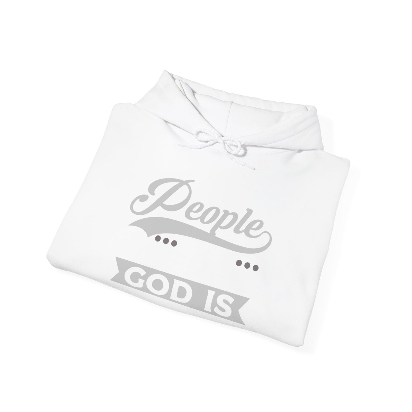 Faith-Inspired People Aren't Using You, God Is logo Unisex Hoodie