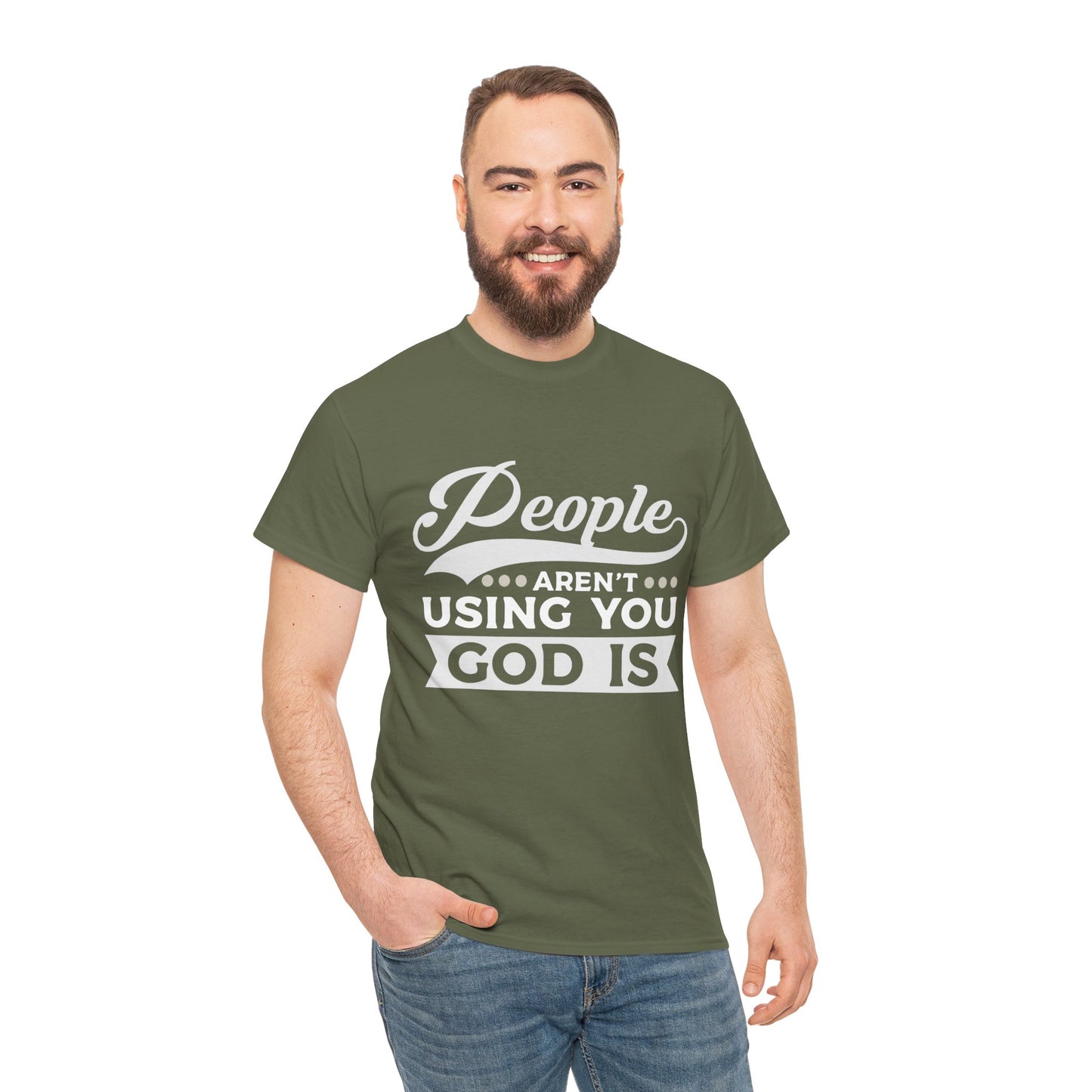 Inspirational shirt People Aren't Using You logo Statement Tee