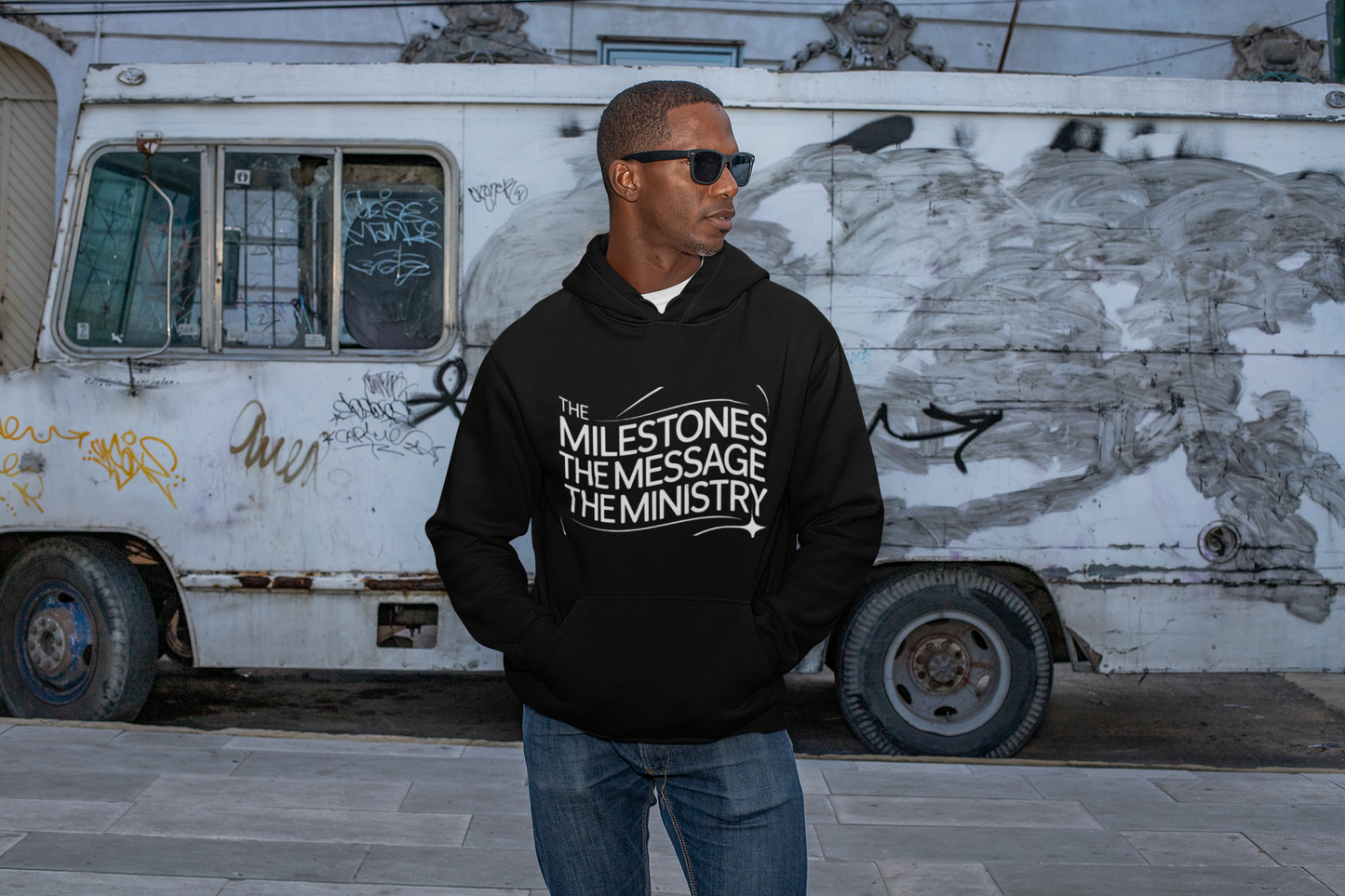 The Milestones The Message The Ministry™ Fleece Hoodie | Unisex Comfortable Sweatshirt