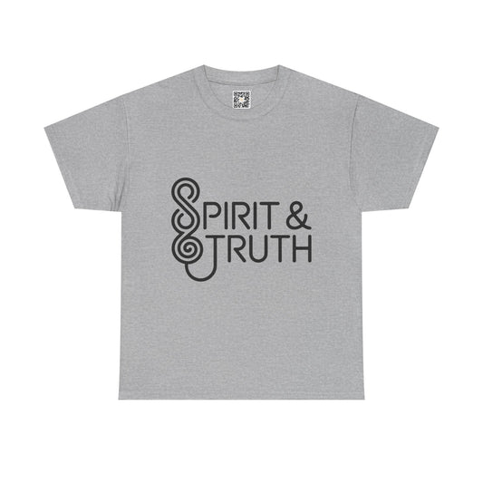 Spirit & Truth™ Tee  Christian Streetwear Rooted in Biblical Worship |  Christian Streetwear Rooted in Biblical Worship | The Hustle Is Holy™